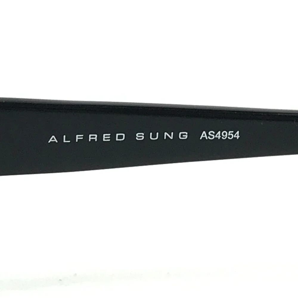 Alfred Sung Eyeglasses Frames AS4954 C13 TOR Tortoise Rectangular 56-19-140